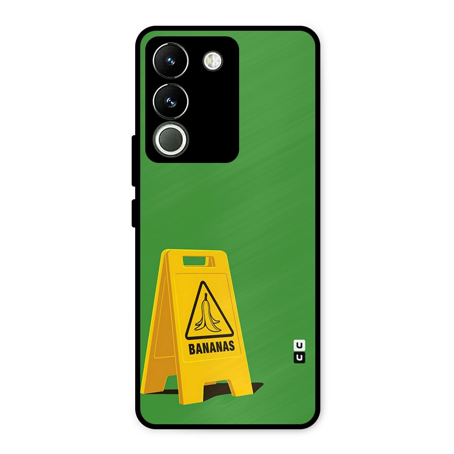 Simple Minimalist Bananas Metal Back Case for Vivo Y200