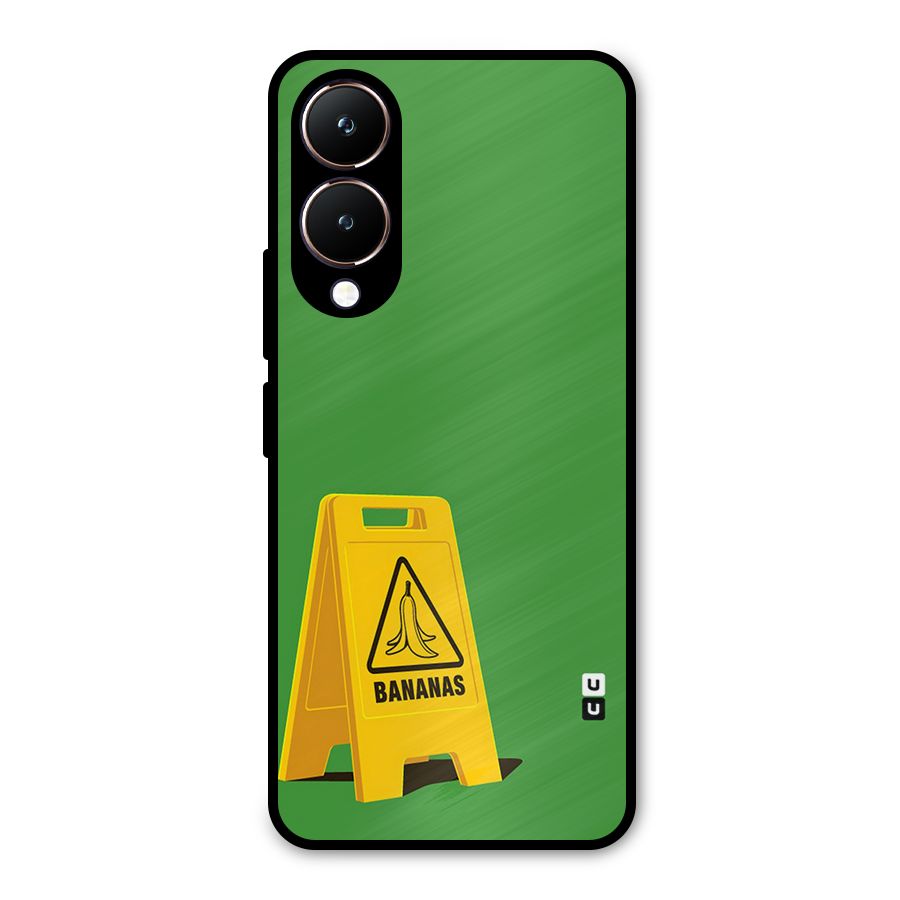 Simple Minimalist Bananas Metal Back Case for Vivo Y28