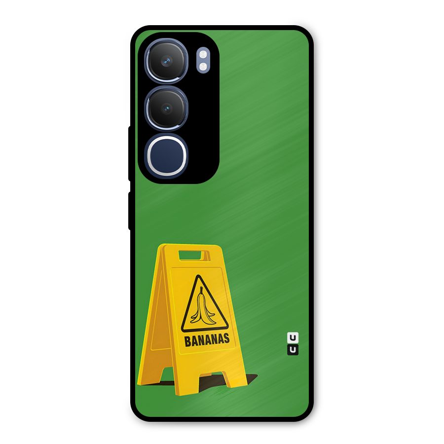 Simple Minimalist Bananas Metal Back Case for Vivo Y29