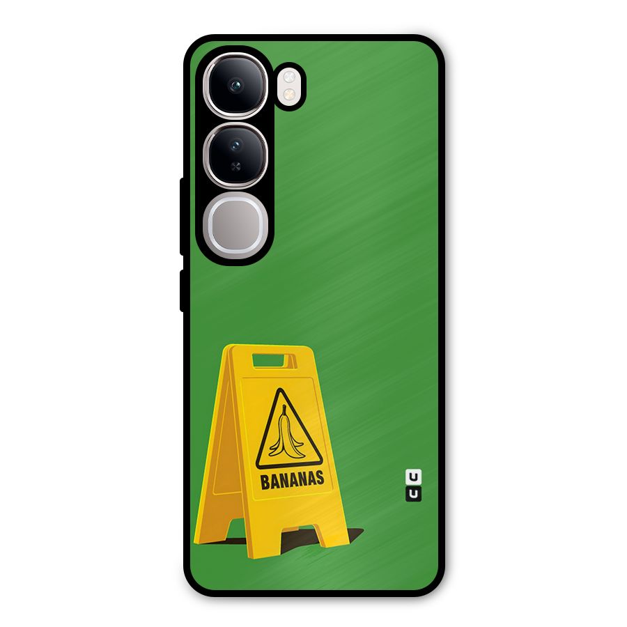 Simple Minimalist Bananas Metal Back Case for Vivo Y300