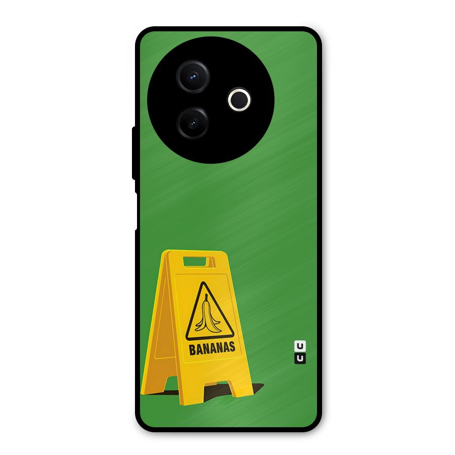 Simple Minimalist Bananas Metal Back Case for Vivo Y39