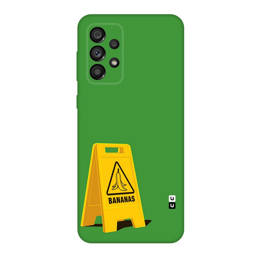 Simple Minimalist Bananas Original Polycarbonate Back Case for Galaxy A73 5G
