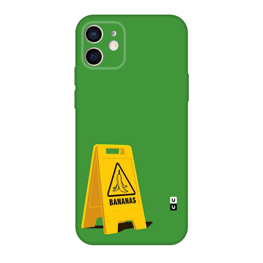 Simple Minimalist Bananas Original Polycarbonate Back Case for iPhone 12
