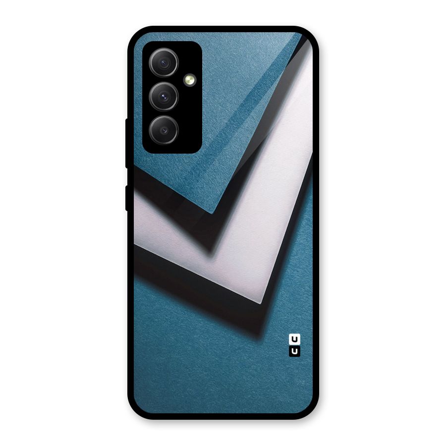 Simple Right Tick Glass Back Case for Galaxy A34