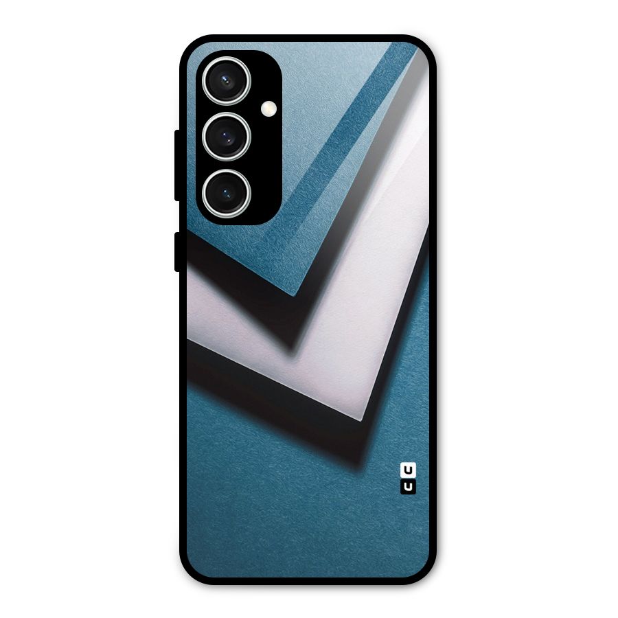 Simple Right Tick Glass Back Case for Galaxy S23 FE