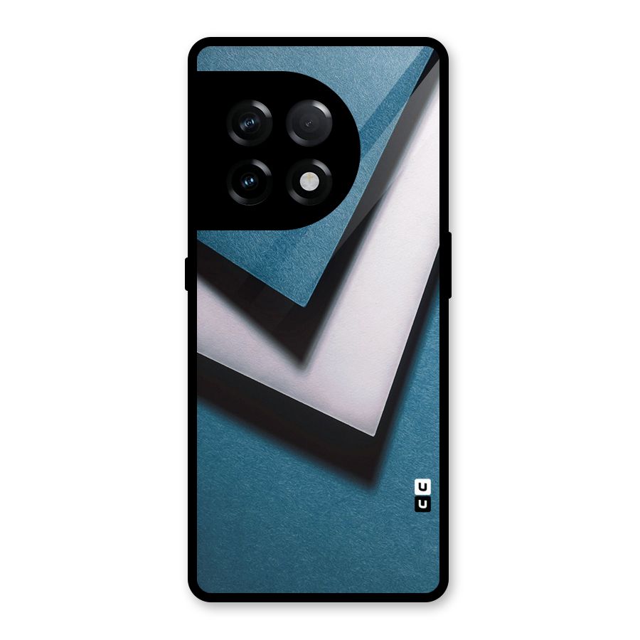Simple Right Tick Glass Back Case for OnePlus 11R