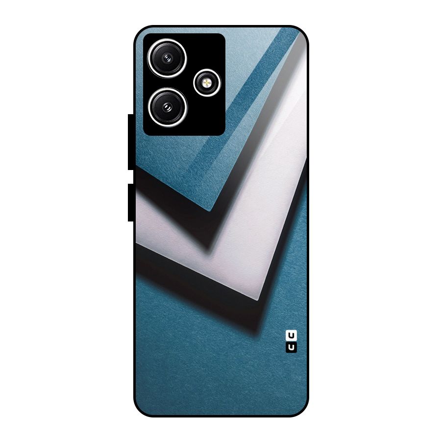 Simple Right Tick Glass Back Case for Redmi 12 5G