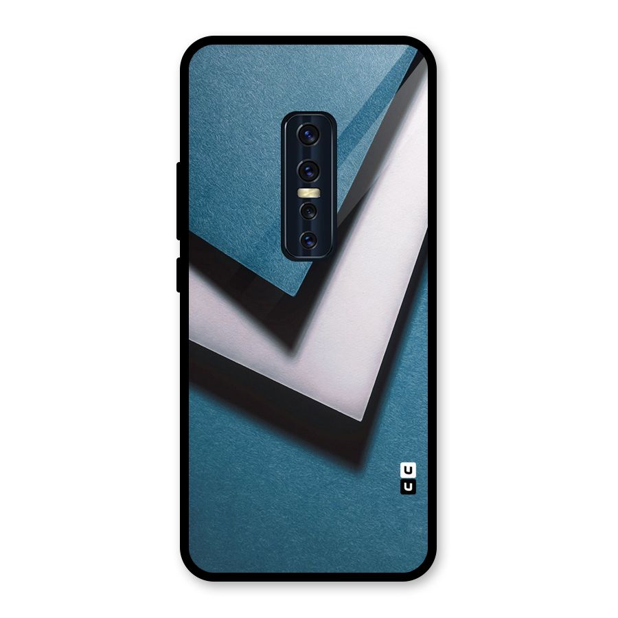 Simple Right Tick Glass Back Case for Vivo V17 Pro