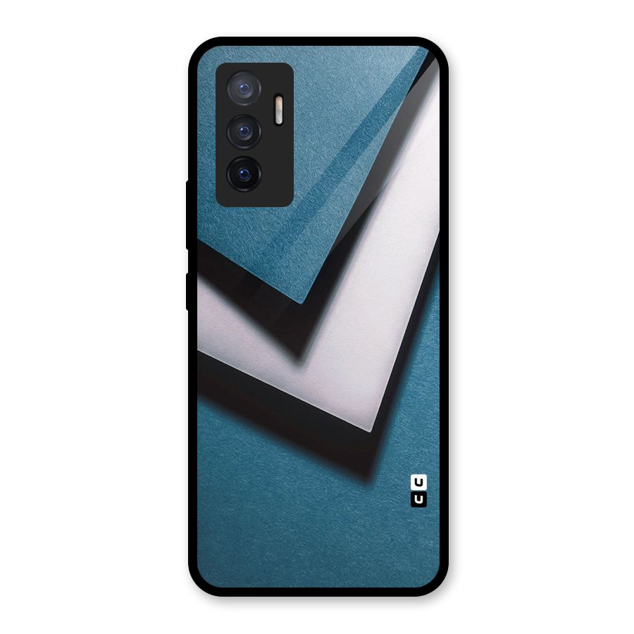 Simple Right Tick Glass Back Case for Vivo V23e