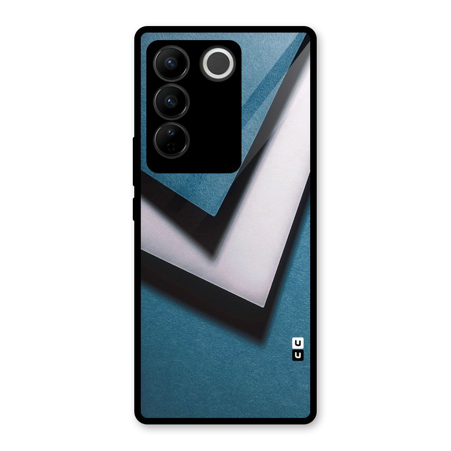 Simple Right Tick Glass Back Case for Vivo V27