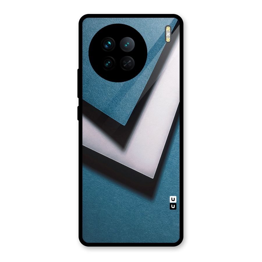 Simple Right Tick Glass Back Case for Vivo X90