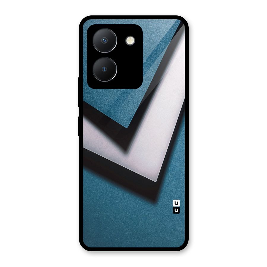 Simple Right Tick Glass Back Case for Vivo Y36