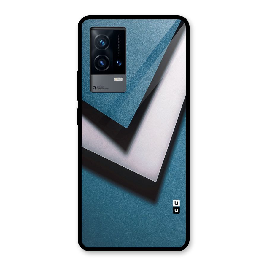 Simple Right Tick Glass Back Case for iQOO 9 5G