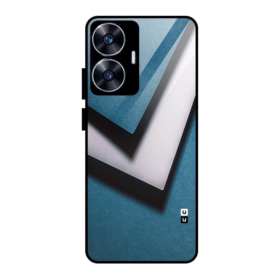 Simple Right Tick Glass Back Case for realme C55
