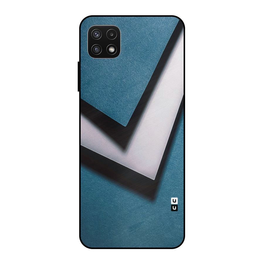 Simple Right Tick Metal Back Case for Galaxy A22 5G