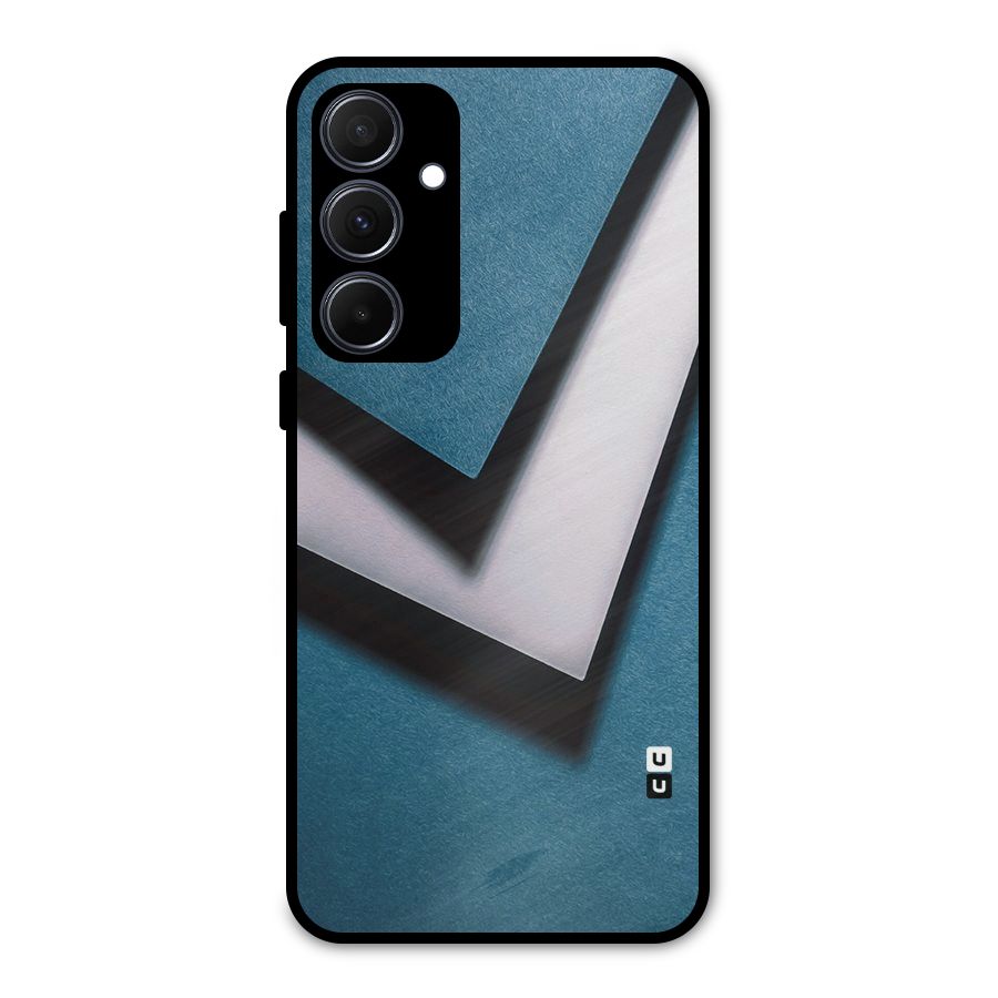 Simple Right Tick Metal Back Case for Galaxy A35