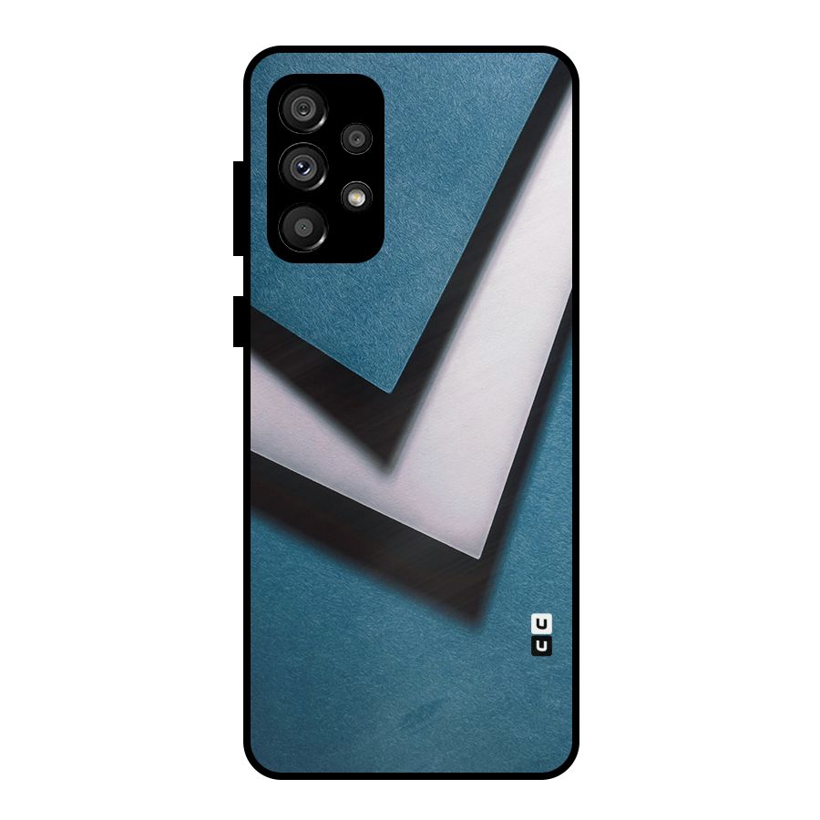 Simple Right Tick Metal Back Case for Galaxy A73 5G