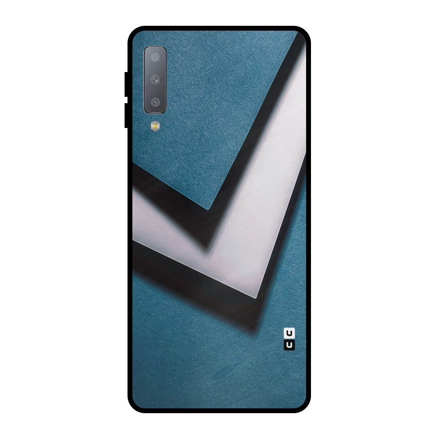 Simple Right Tick Metal Back Case for Galaxy A7 (2018)