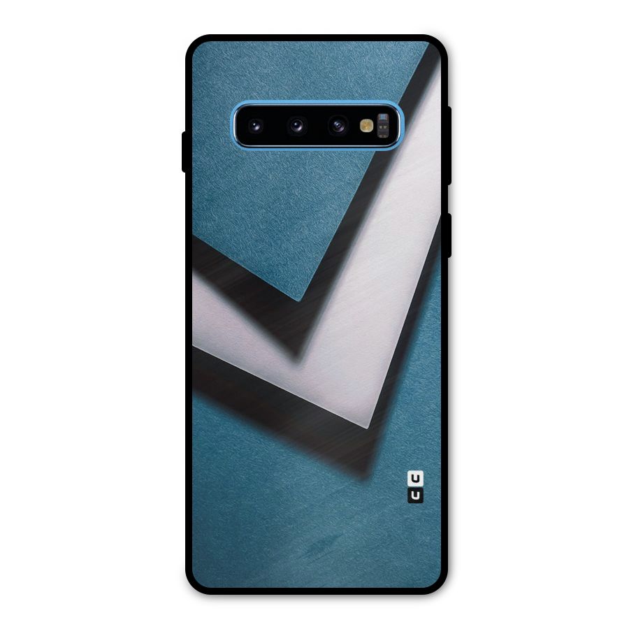 Simple Right Tick Metal Back Case for Galaxy S10