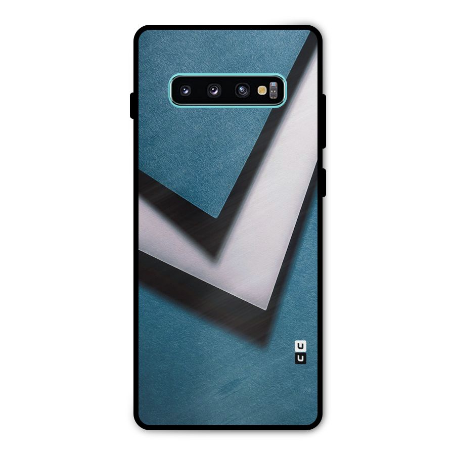 Simple Right Tick Metal Back Case for Galaxy S10 Plus