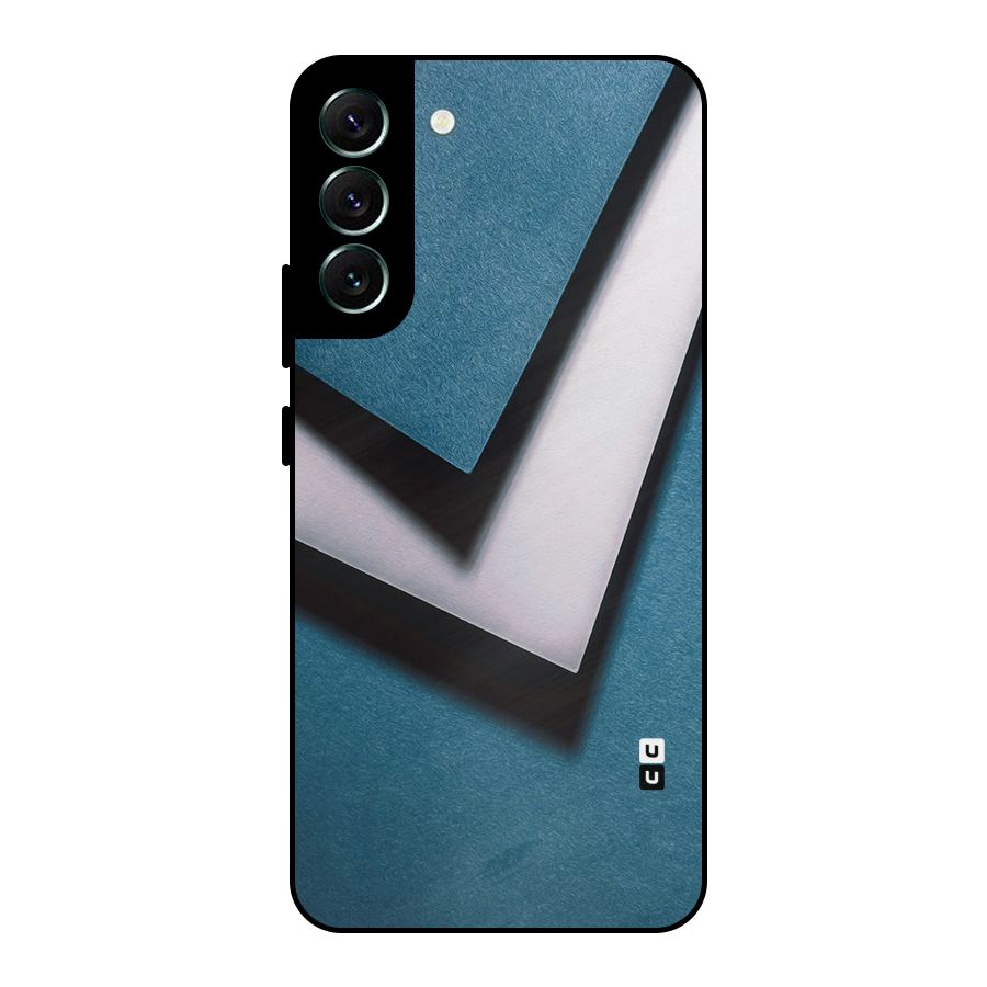 Simple Right Tick Metal Back Case for Galaxy S22 Plus 5G