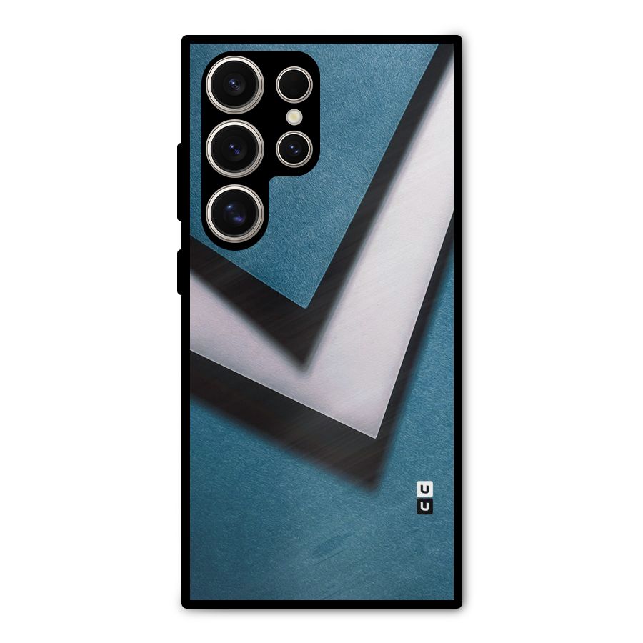 Simple Right Tick Metal Back Case for Galaxy S24 Ultra