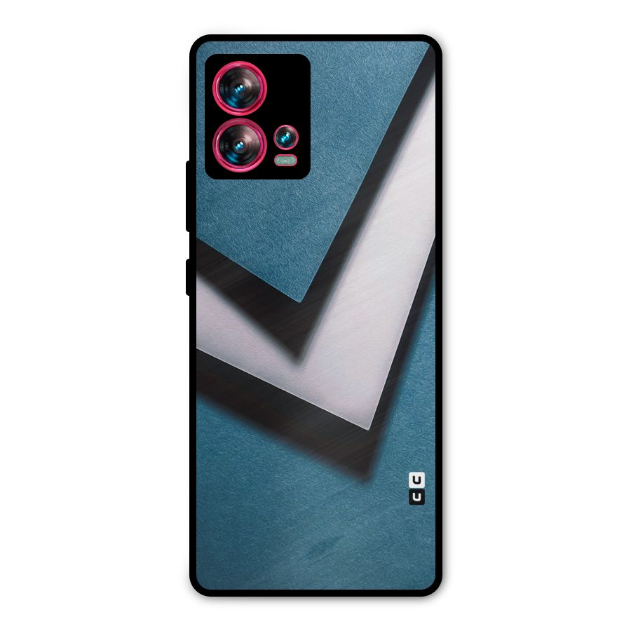 Simple Right Tick Metal Back Case for Motorola Edge 30 Fusion