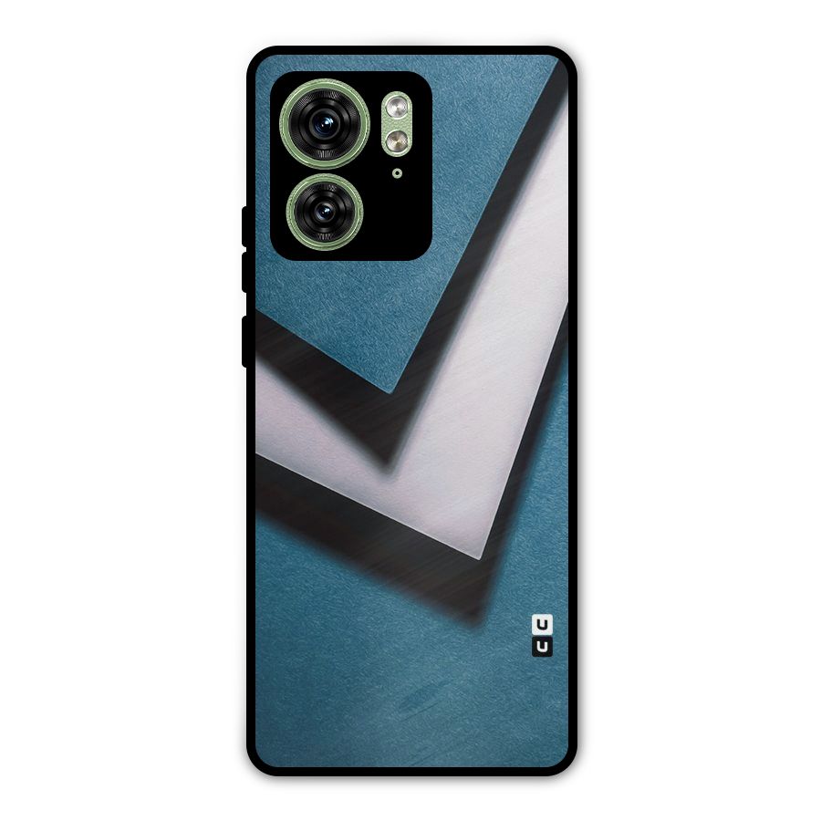 Simple Right Tick Metal Back Case for Motorola Edge 40 5G