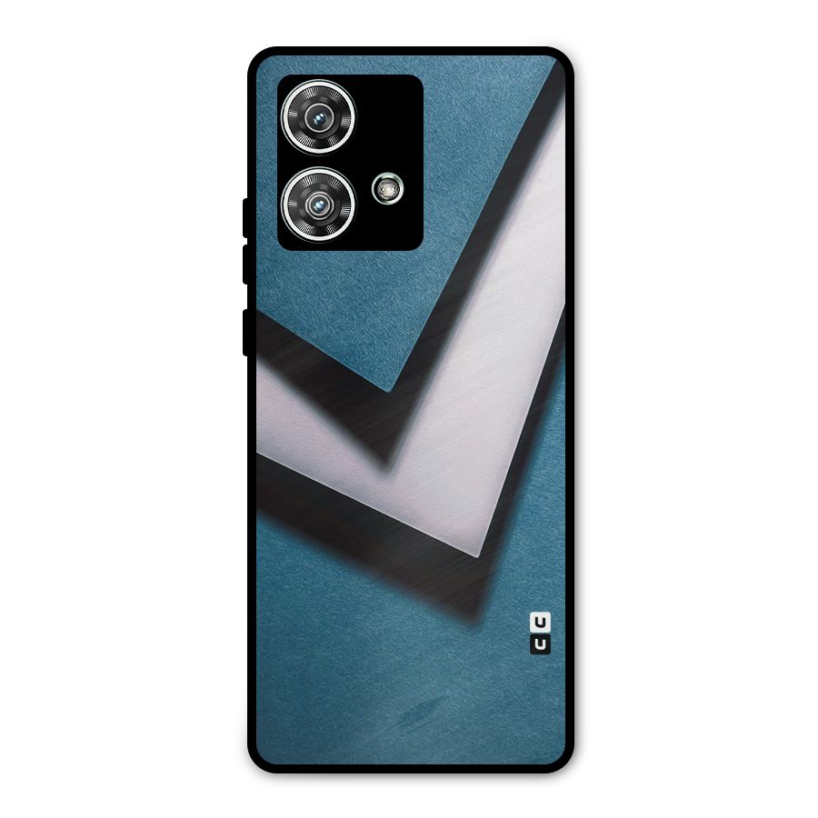 Simple Right Tick Metal Back Case for Motorola Edge 40 Neo