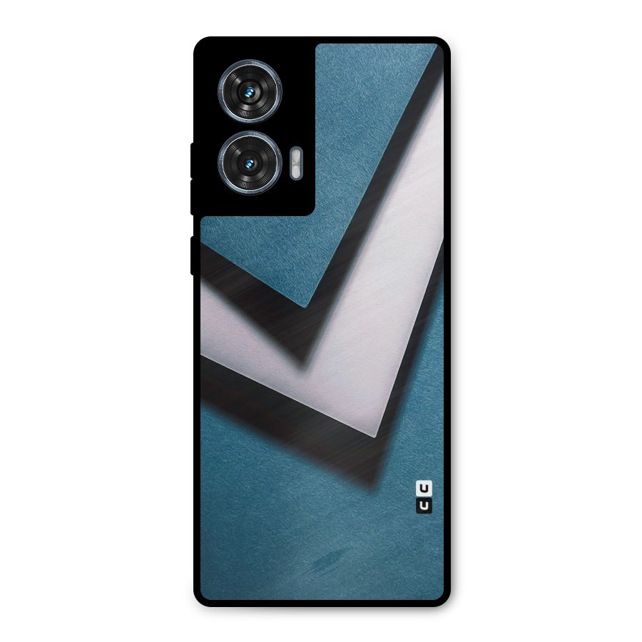 Simple Right Tick Metal Back Case for Motorola Edge 50 Fusion