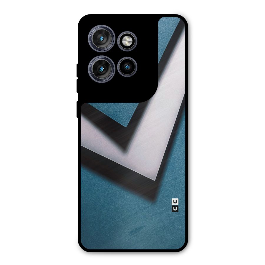 Simple Right Tick Metal Back Case for Motorola Edge 50 Neo