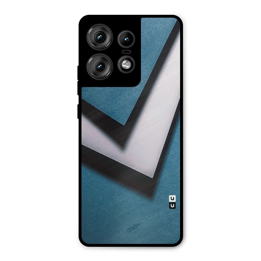 Simple Right Tick Metal Back Case for Motorola Edge 50 Pro
