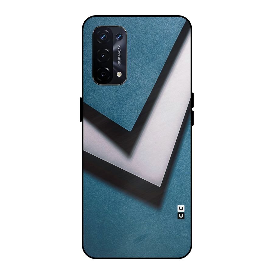 Simple Right Tick Metal Back Case for Oppo A74 5G