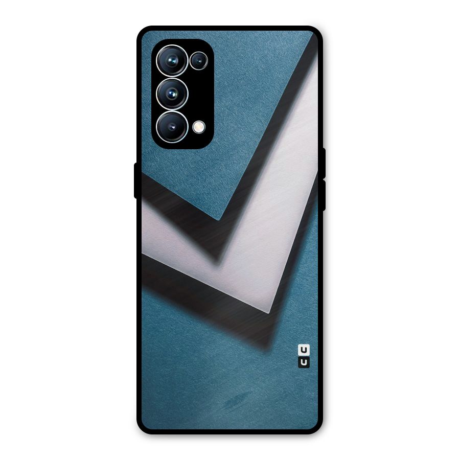 Simple Right Tick Metal Back Case for Oppo Reno5 Pro 5G