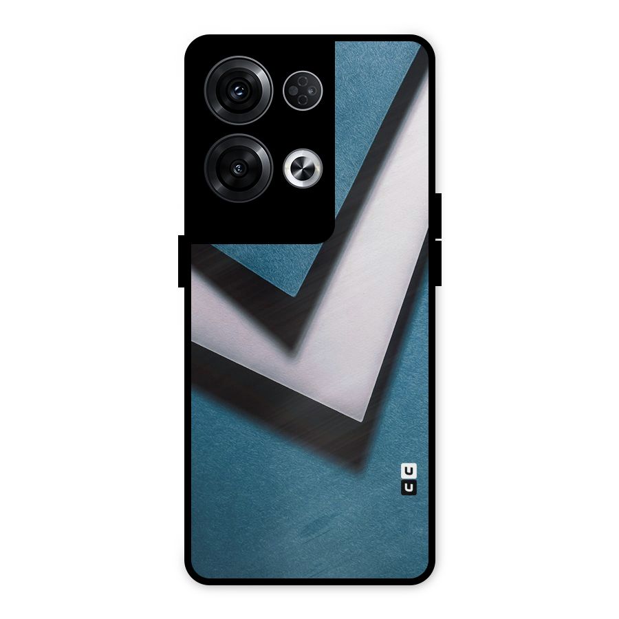 Simple Right Tick Metal Back Case for Oppo Reno8 Pro 5G