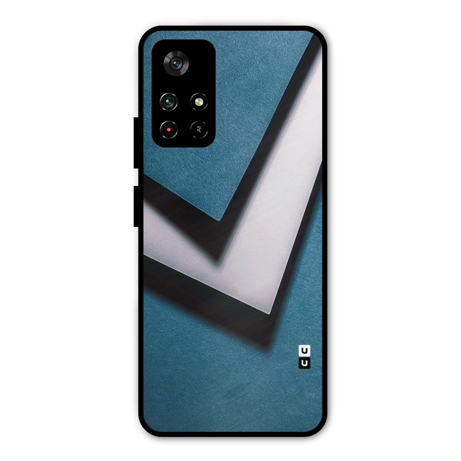 Simple Right Tick Metal Back Case for Poco M4 Pro 5G