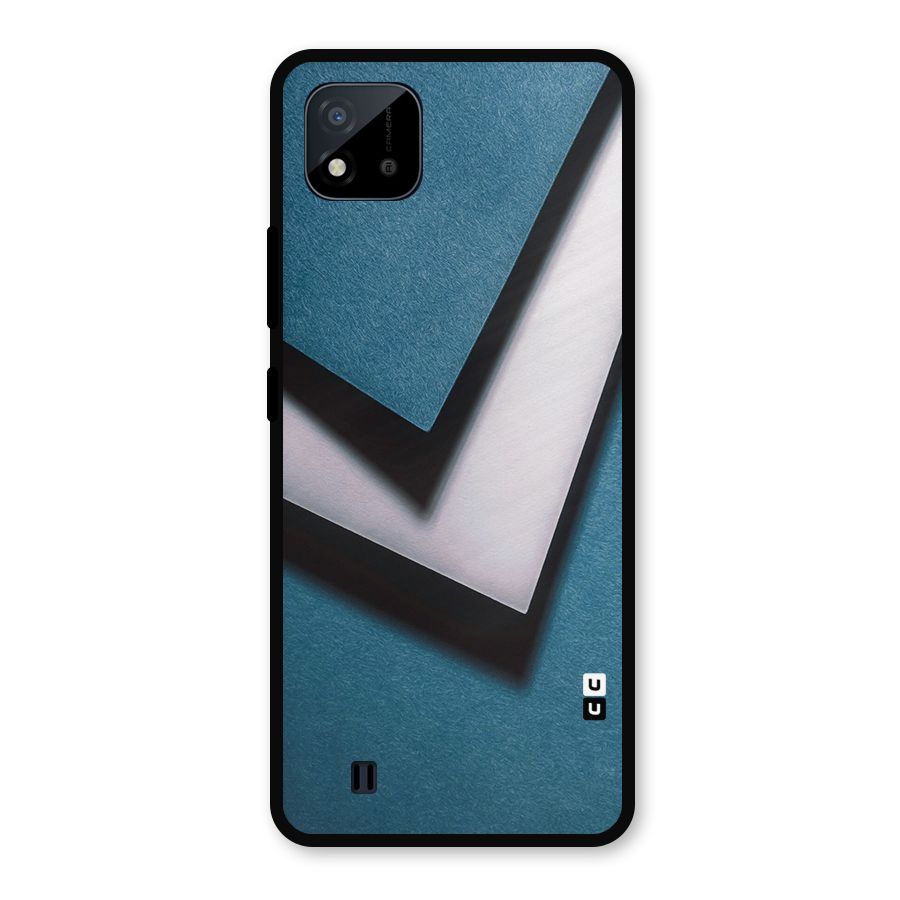 Simple Right Tick Metal Back Case for Realme C11 2021