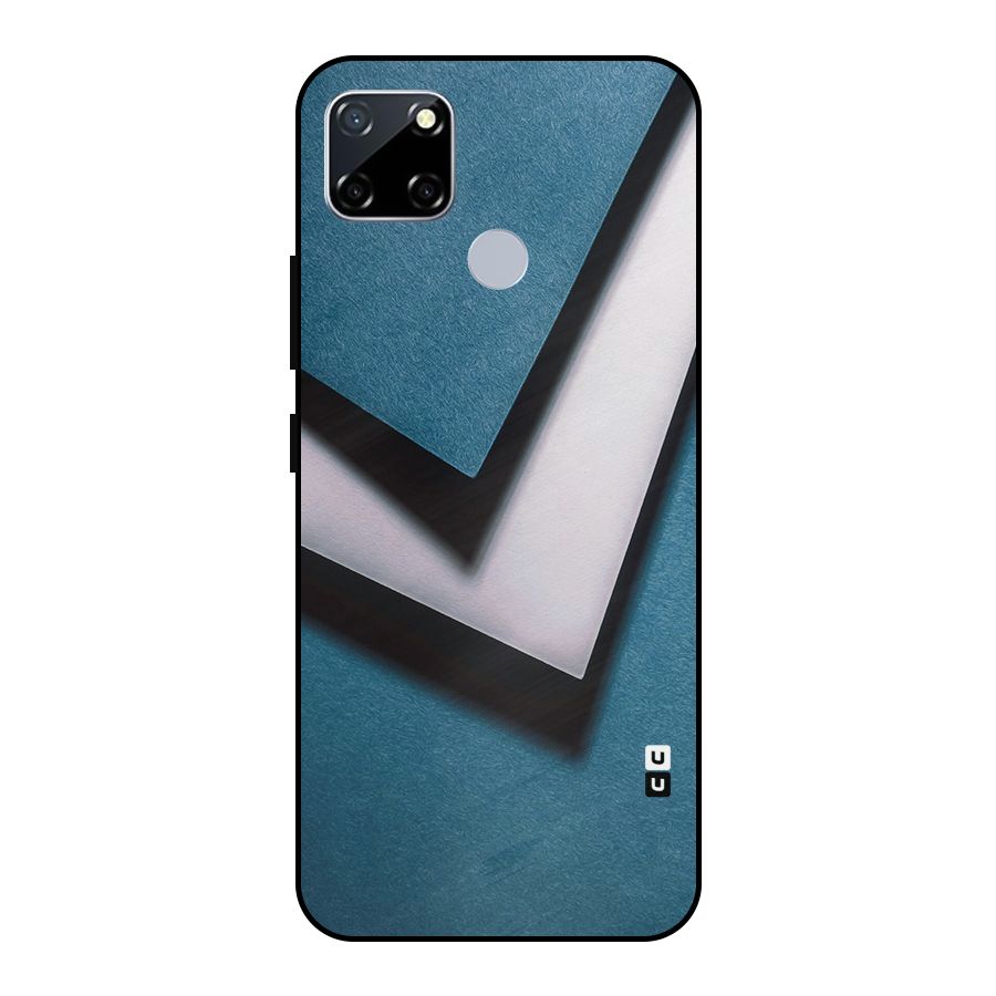 Simple Right Tick Metal Back Case for Realme Narzo 30A