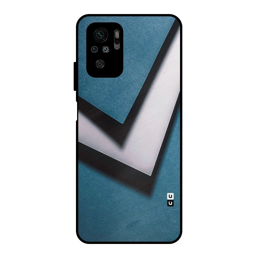 Simple Right Tick Metal Back Case for Redmi Note 10S