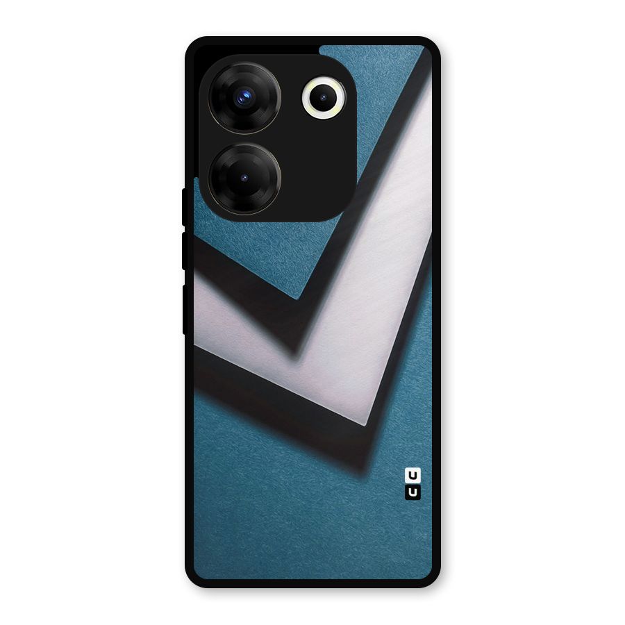 Simple Right Tick Metal Back Case for Tecno Camon 20
