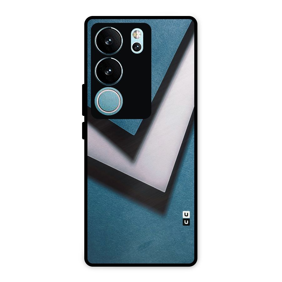 Simple Right Tick Metal Back Case for Vivo V29 Pro