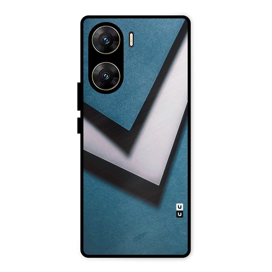 Simple Right Tick Metal Back Case for Vivo V29e