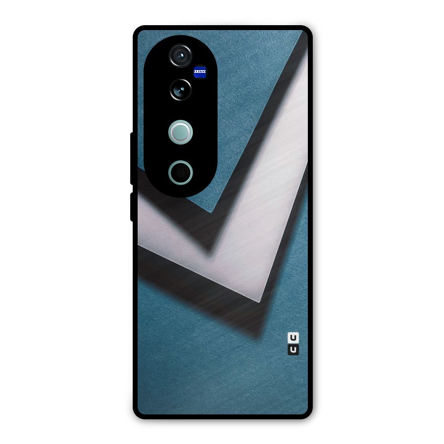 Simple Right Tick Metal Back Case for Vivo V40 Pro