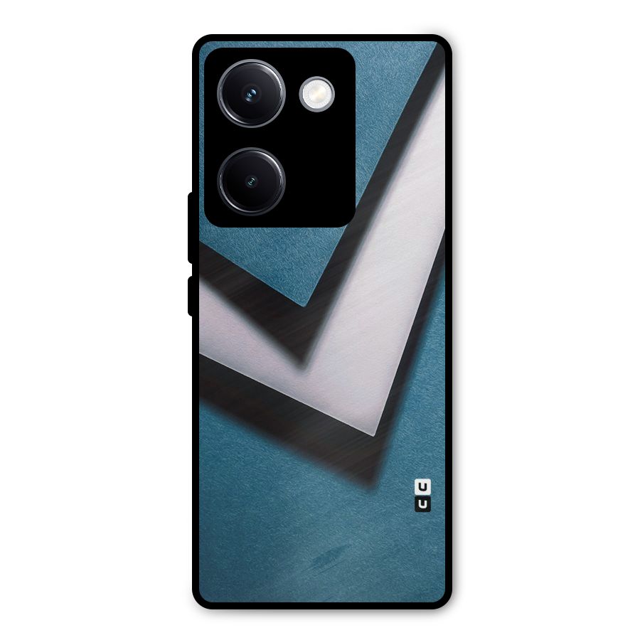 Simple Right Tick Metal Back Case for Vivo Y300 Plus