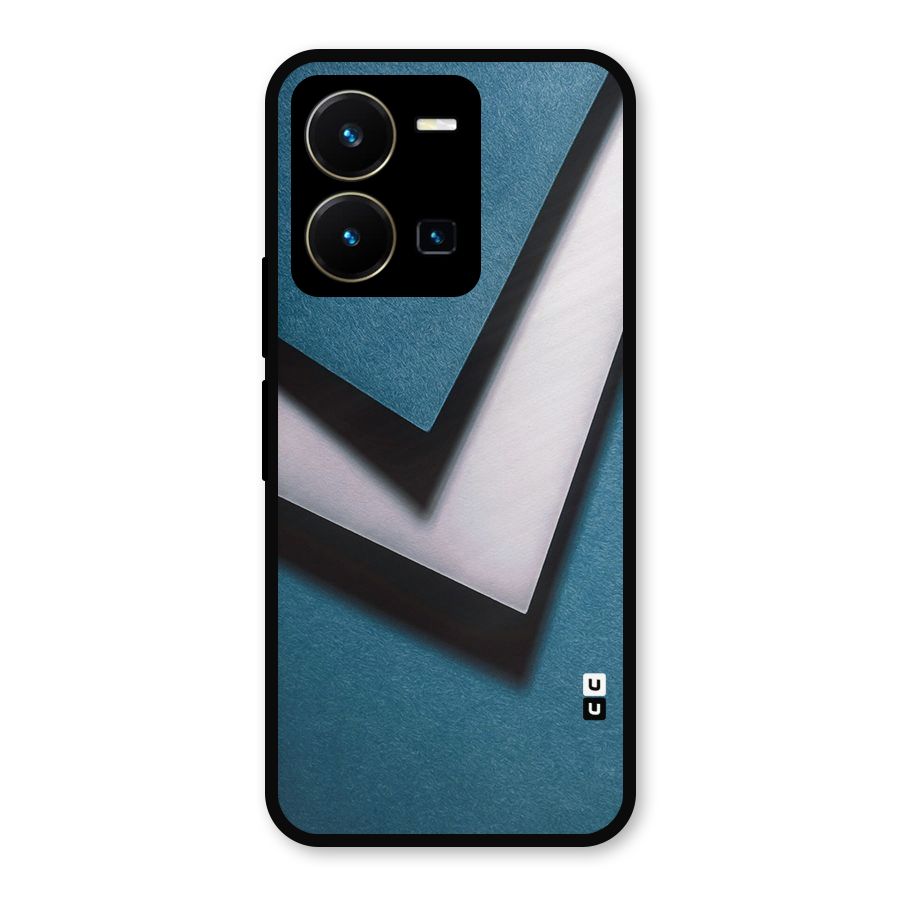 Simple Right Tick Metal Back Case for Vivo Y35