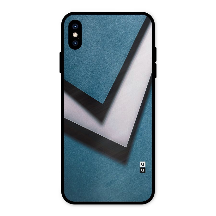 Simple Right Tick Metal Back Case for iPhone XS Max