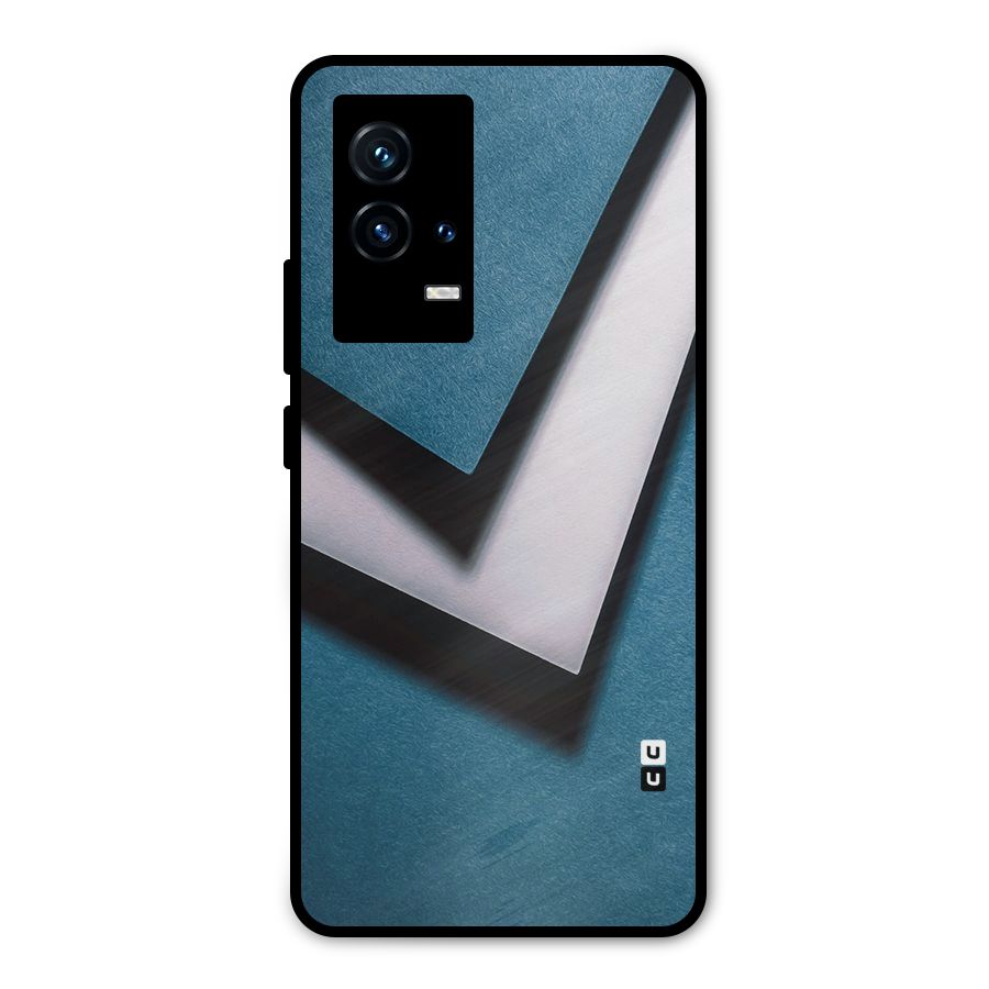 Simple Right Tick Metal Back Case for iQOO 9 5G