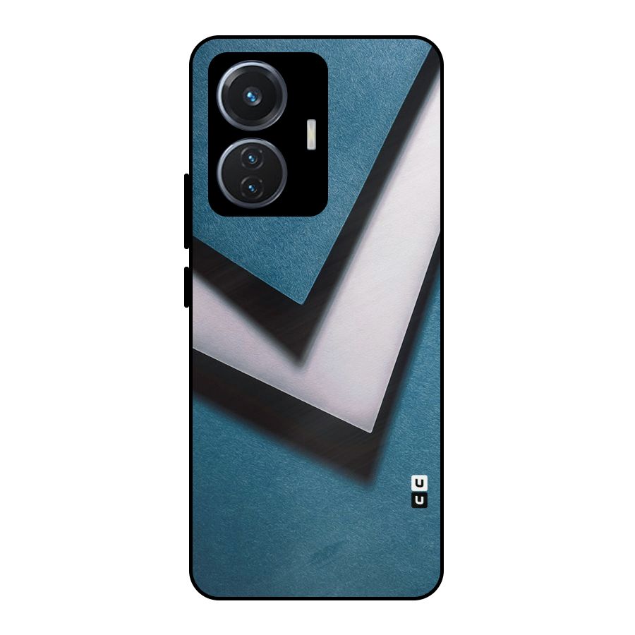 Simple Right Tick Metal Back Case for iQOO Z6 44W