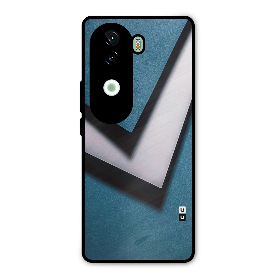 Simple Right Tick Metal Back Case for iQOO Z9s