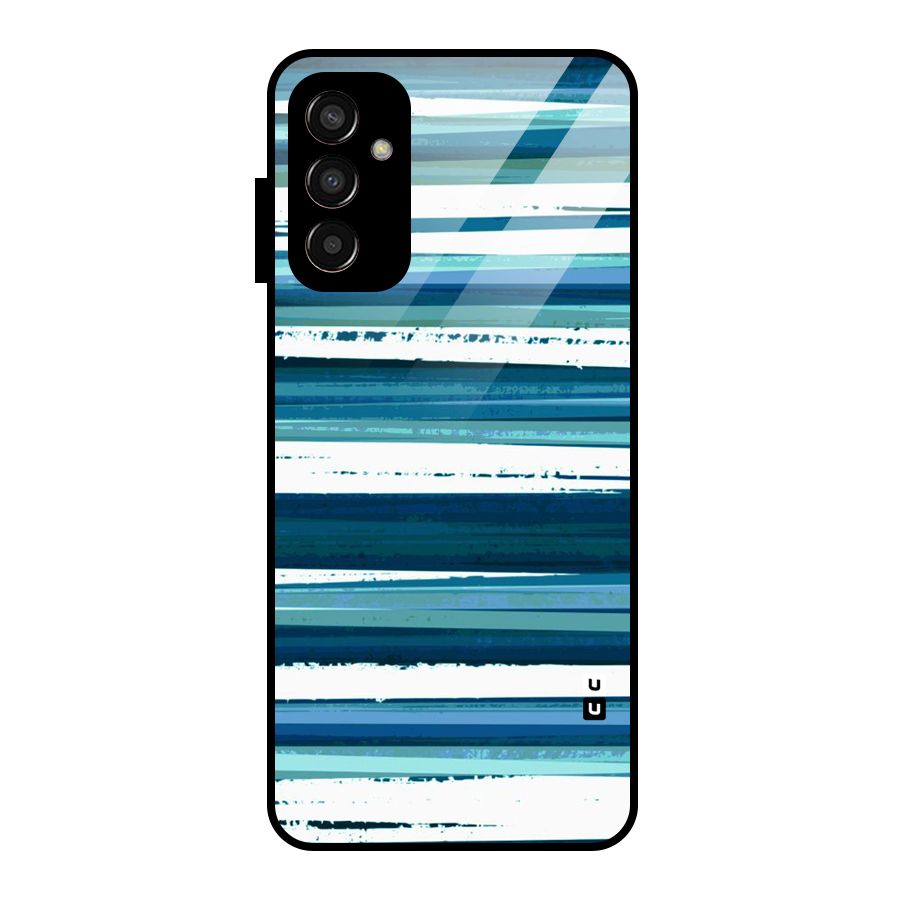 Simple Soothing Lines Glass Back Case for Galaxy F13